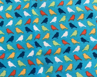 Park Slope by Erin McMorris Birds #EM04 Fat Quarter Quilt Fabric, Sewing Fabric Retro, Out Of Print