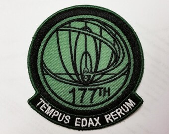 177th Temporal Recon Unit "Tempus Edax Rerum" Insignia Patch