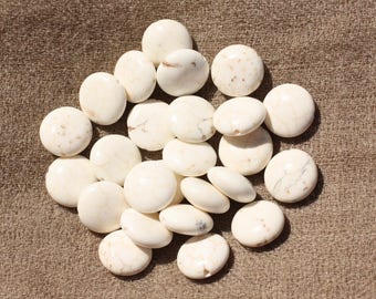 5pc - stone beads - Magnesite beads 12mm 4558550018090