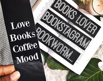 Bookmark black background