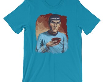Star Trek Shirt "Mr Spock Drinks Tea". Spock Shirt, Trekkie Tshirt, Selflove Wholesome Selfcare