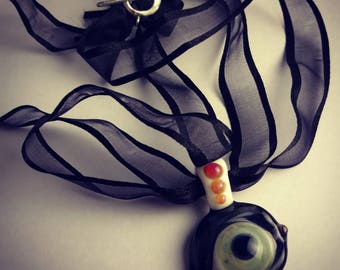 Glass Eyeball Pendant