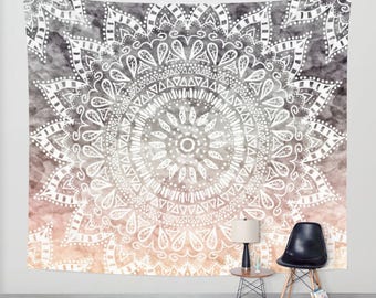 BOHEMIAN HYGGE MANDALA - Boho Wall Tapestry