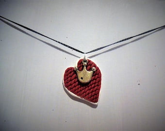 Heart and Crown necklace