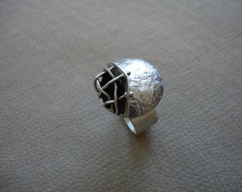 Reticulated Silver Ring