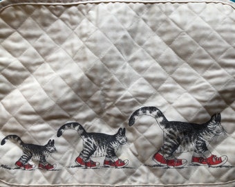 4 Vintage B Kliban Cat placemats (so 80s)