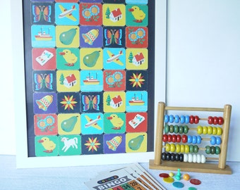 Kiddy Snap! - Framed 1970's Vintage Card Game