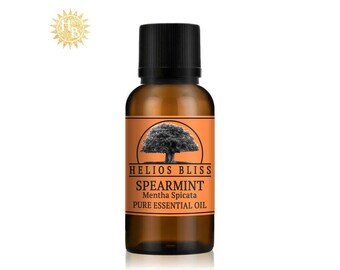 Spearmint Essential Oil - Pure Organic Spearmint Essential Oil - Mentha Spicata Oil - Therapeutic Grade Aromatherapy
