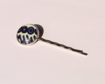 Fabric hairclip Ako African wax