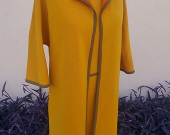 1960s Mod Reversible Knit Dress and Jacket, Modern size 6-8