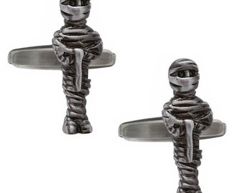 Egyptian Mummy Antique Finish Cufflinks n01612