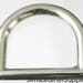 1" D ring (Dee) Cast - 10 pack - nickel plated steel 3mm (#773)