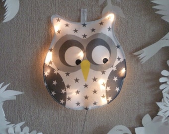 Little white OWL night light