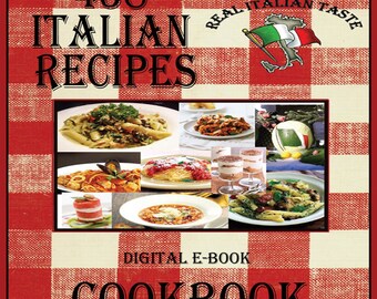 438 Italian Recipes E-Book Cookbook Digital Download