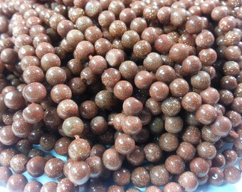 3mm Sandstone Smooth Rounds, 13.5 inches