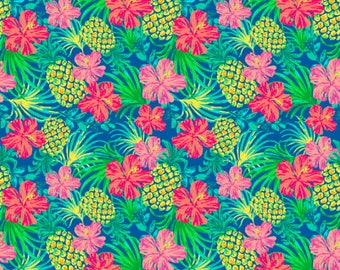 12" x 12" Oracal Patterned Vinyl - Aloha Navy by Sparkle Berry