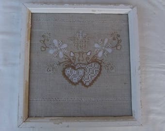 Wedding composition Embroidery-Wall Decor