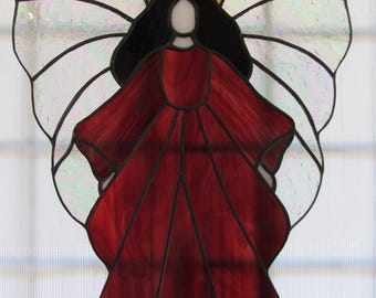 Angel Stained Glass Suncatcher