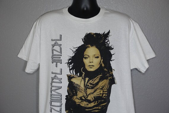 1990 RARE Janet Jackson - '90 Rhythm Nation World Tour Concert Vintage T-Shirt