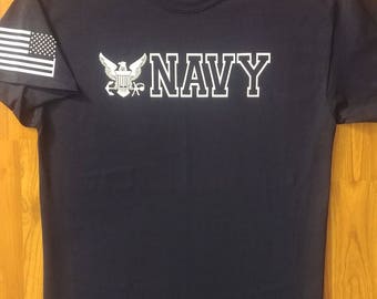 Navy - Navy Shirt - Mens Navy Shirt - Womens Navy Shirt - Navy Veteran - Navy Wife - Unisex Shirt - Navy Mom - Navy Family - US Navy Shirt