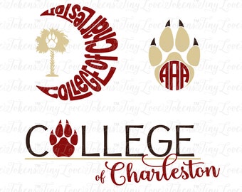 College of Charleston Design for Silhouette and other craft cutters (.svg/.dxf/.eps/.pdf)