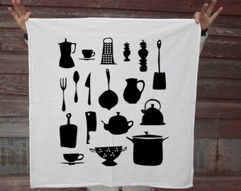 Kitchen Utensils Flour Sack Tea Towel