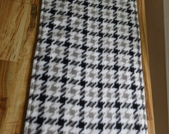 Cage Liner - Small Animal Mat - Guinea Pig pad - Hedgehog Mat - Chinchilla Pad- Hounds tooth Mat