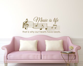 Music wall decor | Etsy