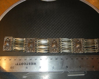 Vintage Mexico 925 Sterling Silver Bracelet