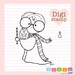 HP Wizard Digital Stamp - Wizard Digital Stamp - Digital Wizard Stamp - HP Art - Wizard Card Supply - Wizard Craft Supply