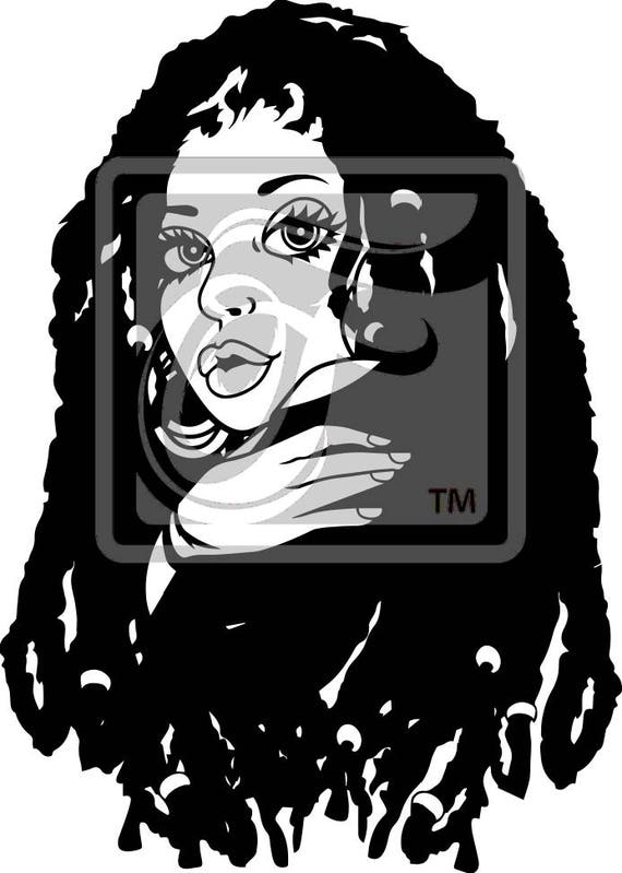 Download Focsi Woman with Locs PNG