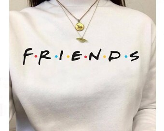 Friends Long Sleeve Crewneck Sweater, Friends TV Show Tshirt, Friends sweater, Unisex