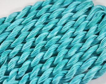 Hand-Dyed DMC Floss ~ 100% Cotton Cross Stitch Embroidery Floss Skein Variegated Thread Yarn ~ 10 Yard ~ Gradual Color Change #21