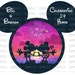 Digital Printable Disney Inspired Custom Personalized Mickey and Minnie Silhouette Mickey Head