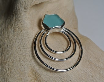 sea glass jewelry, Aqua sea glass, sea glass necklace, beach glass jewelry, beach glass necklace, sea glass pendant, beach glass pendant,