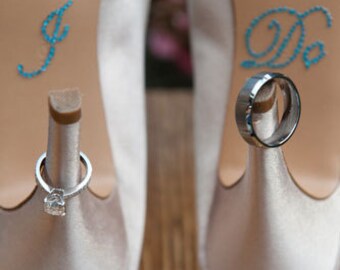 Wedding I DO Stickers for your Something Blue