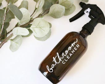 500ml Bottle Label // essential oil labels // young living // doterra // vinyl labels // bathroom labels // oil labels // labels