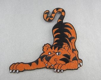 Embroidered Tiger Iron on Patch