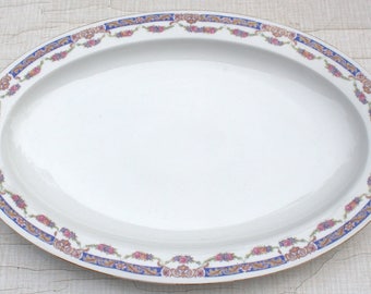 Platter/Fleischplatte/Kuchenteller/Platte porcelain Art Nouveau vintage