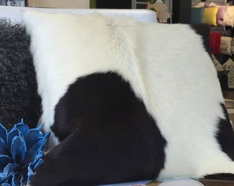 Pillows with genuine cow skin