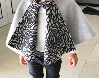 Girls reversible cape with bow