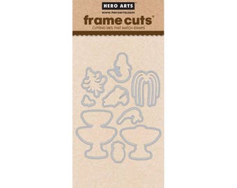 Hero Arts: DI478 Make A Fountain Frame Cuts ( D), Stamping, Die, 2018 Spring Catalog, Paper Crafting, Scrapbooking, Cardmaking