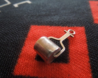 Sterling Lawn Roller Charm Sterling Silver Charm for Bracelet from Charmhuntress 05196