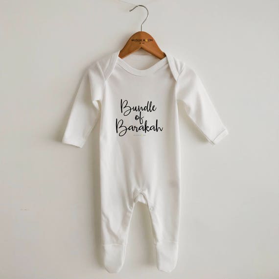 bundle of barakah romper muslim moon islamic baby clothing