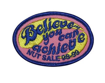 Scout Believe You Can Achieve Patch Nut Sale Badge Embroidered Iron On Applique
