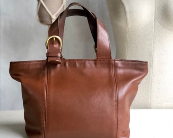 COACH 4133 Waverly Brown Leather Tote Bag