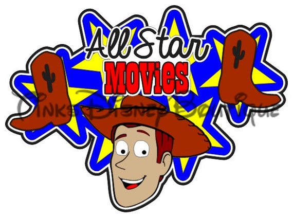 Download Disney SVG clipart All Star Movies Resort Title Scrapbook
