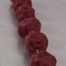 Polymer Clay Beads Crimson Lava Beads