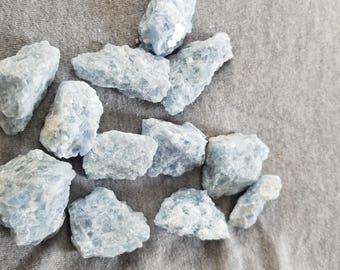 1/2 LB Blue Calcite Raw