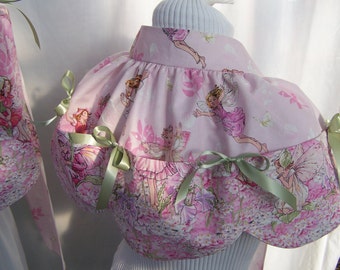 Mother-Daughter Fairy Aprons with bows
